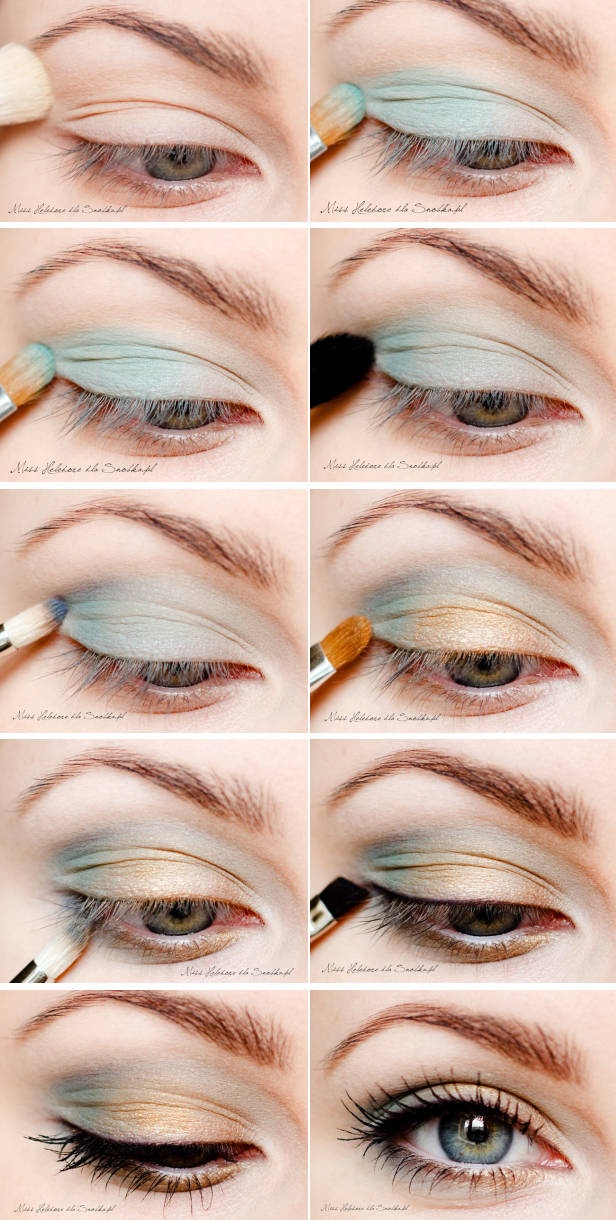 DIY Blue Make-up