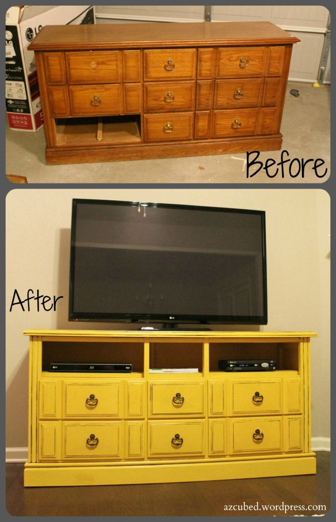 Turn an Old Dresser Into a TV Stand