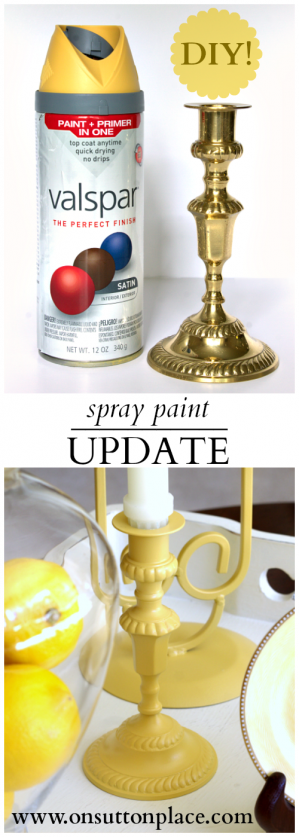 Easy Spray Paint Update